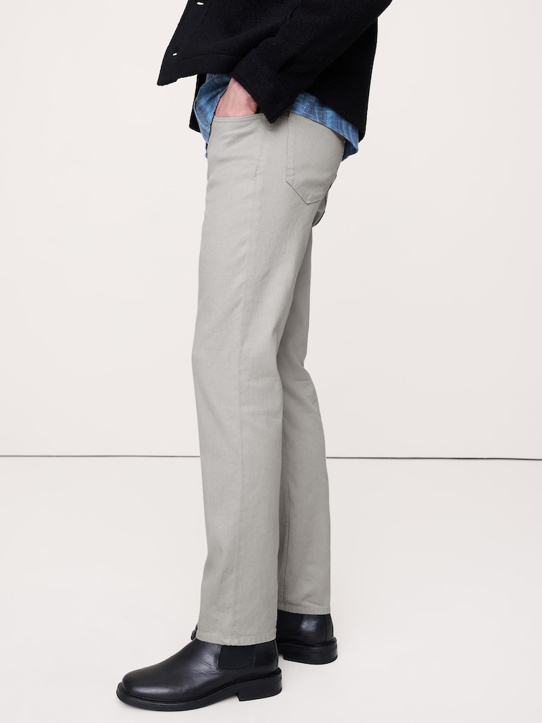Slim Linen-Cotton Traveler Pant