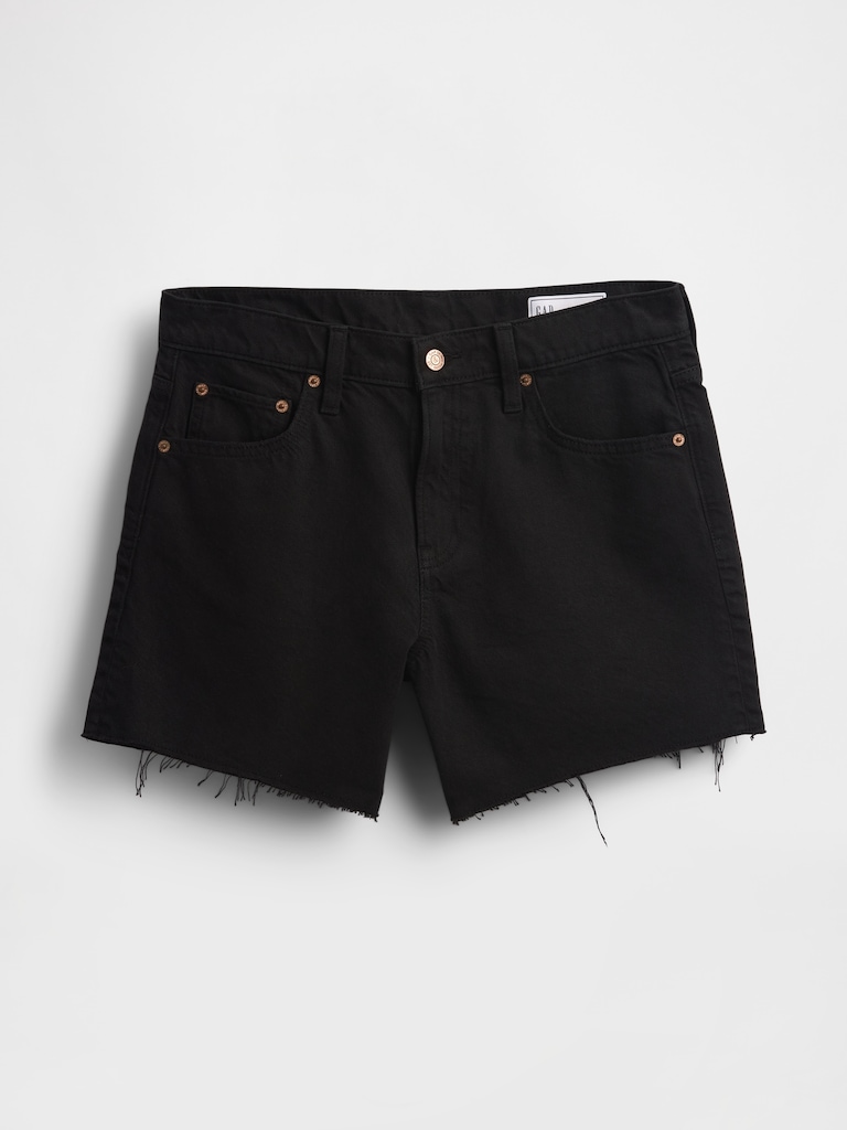 4" Mid Rise UltraSoft Relaxed Cutoff Shorts