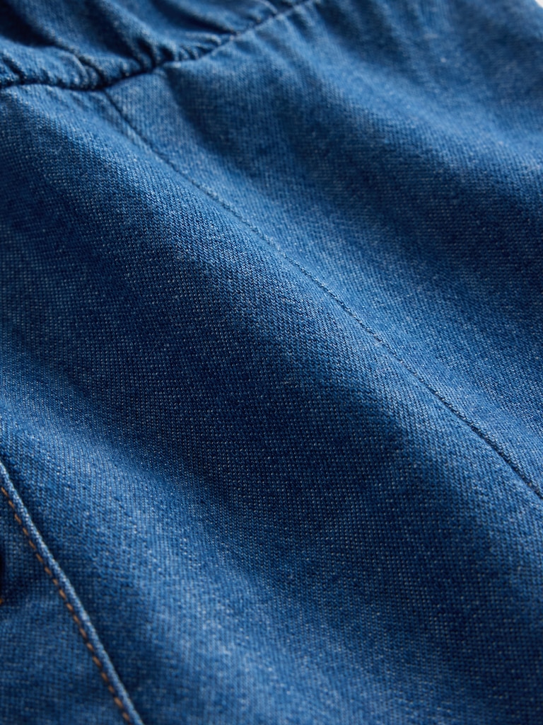 Kids Denim Drop-Waist Dress