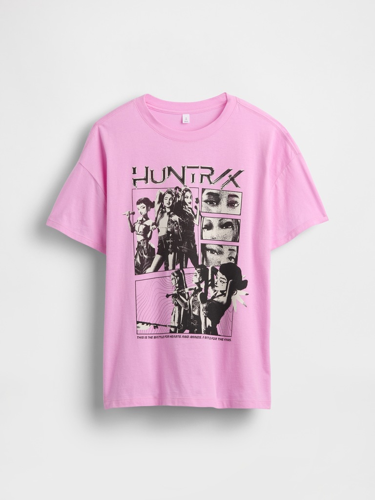 Kids KPop Demon Hunters Graphic Tunic T-Shirt
