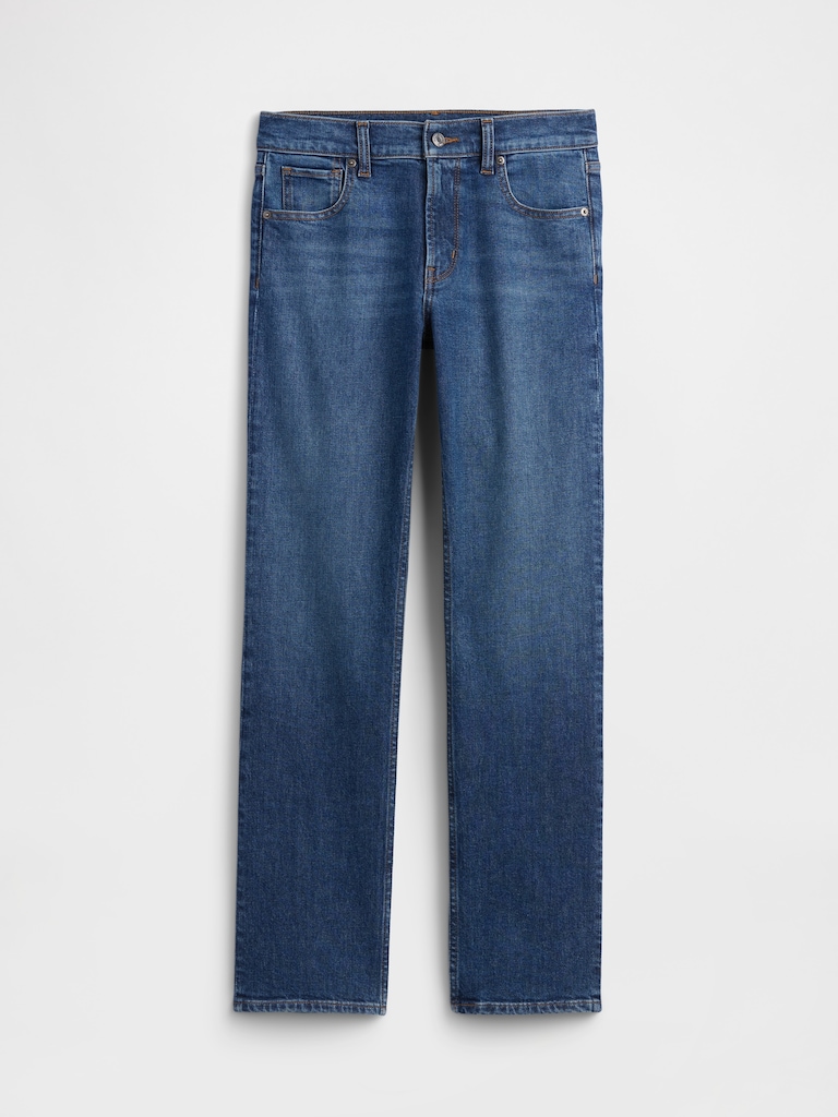 Mid Rise '90s Straight Jeans