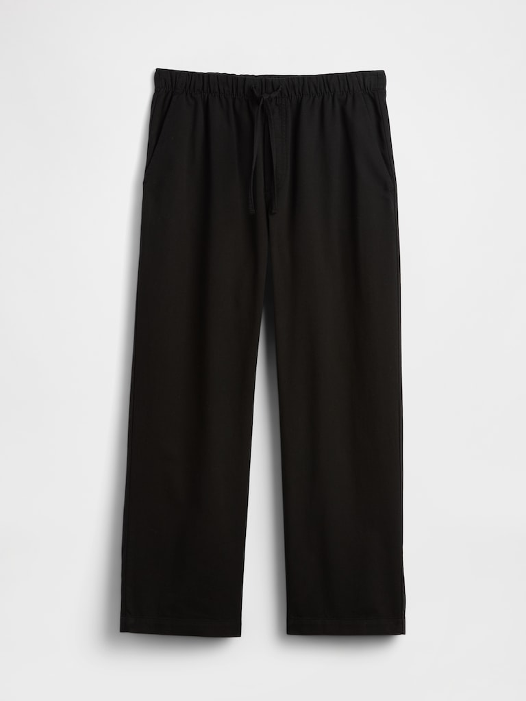 Mid Rise Easy Twill Pants
