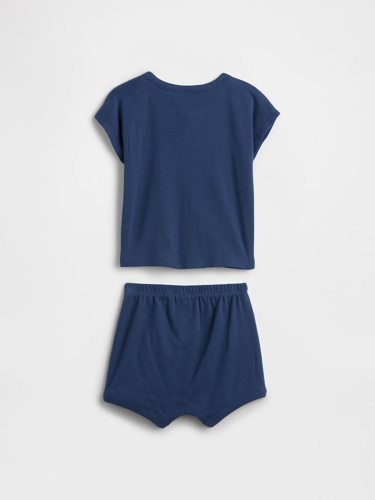 Baby Two-Piece Graphic Outfit Set