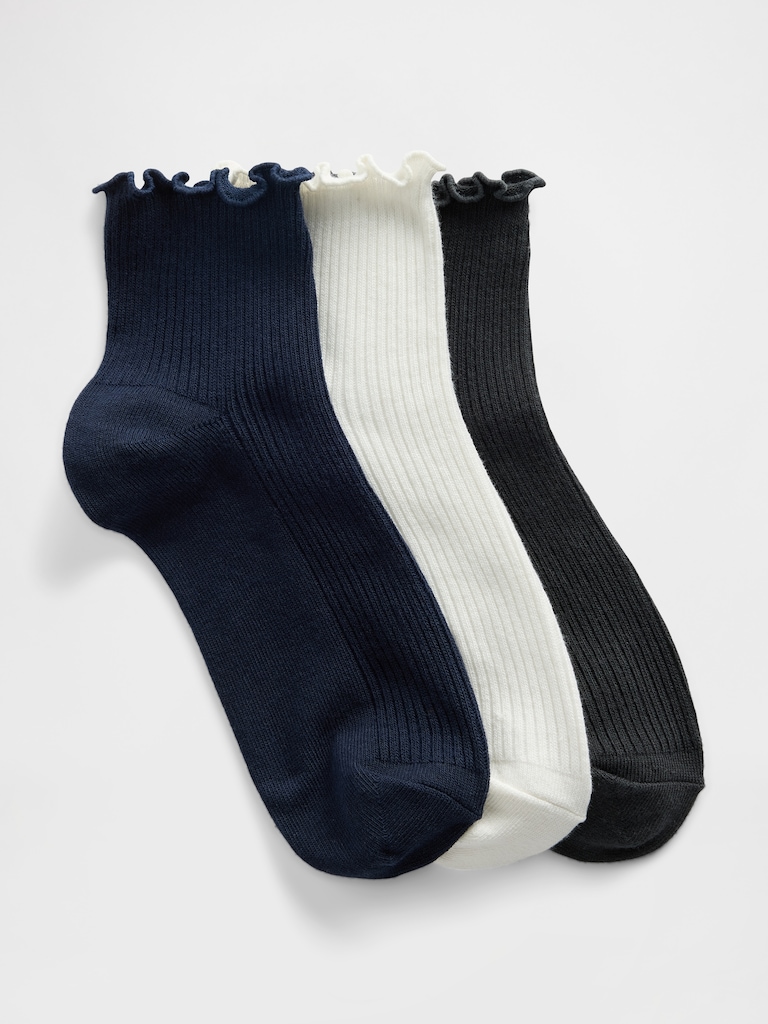 Quarter Crew Socks (3-Pack)