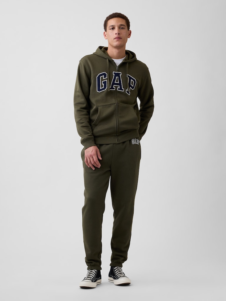 Adult Relaxed Gap Logo Zip Hoodie