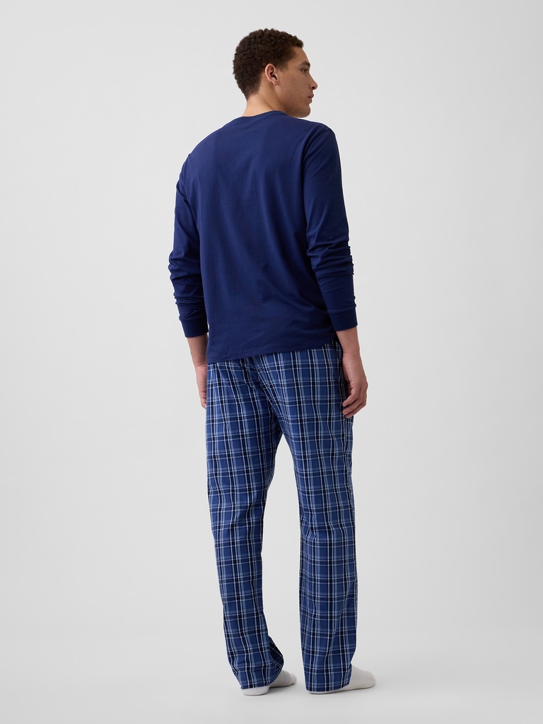 Relaxed Poplin PJ Pants
