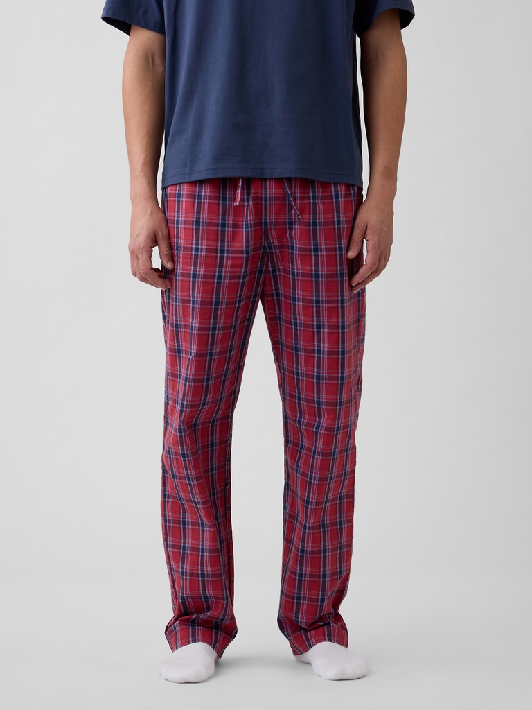 Relaxed Poplin PJ Pants