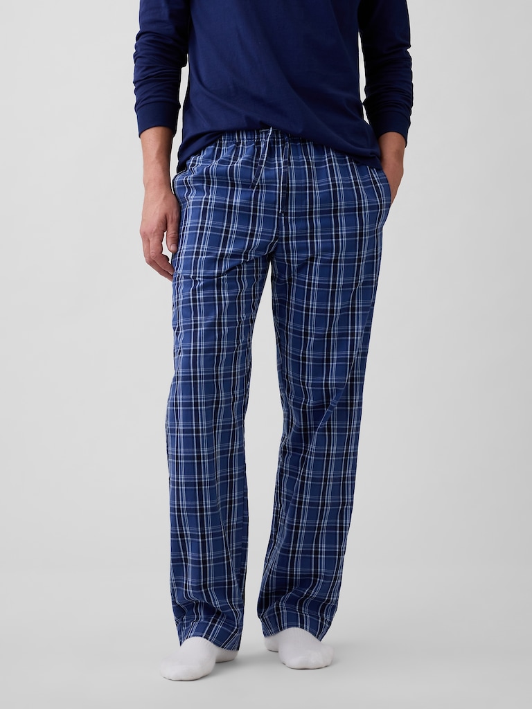 Relaxed Poplin PJ Pants