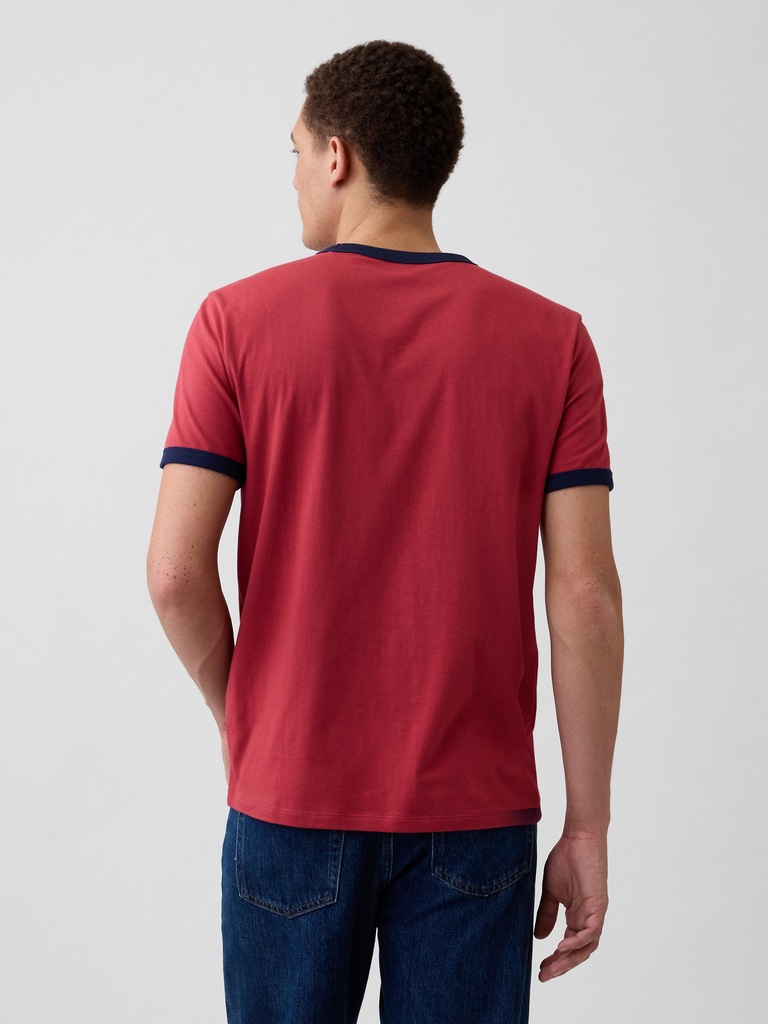 Everyday Soft Ringer Pocket T-Shirt