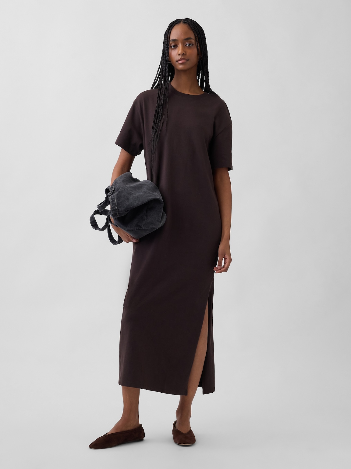 Heavyweight Oversized Maxi T-Shirt Dress