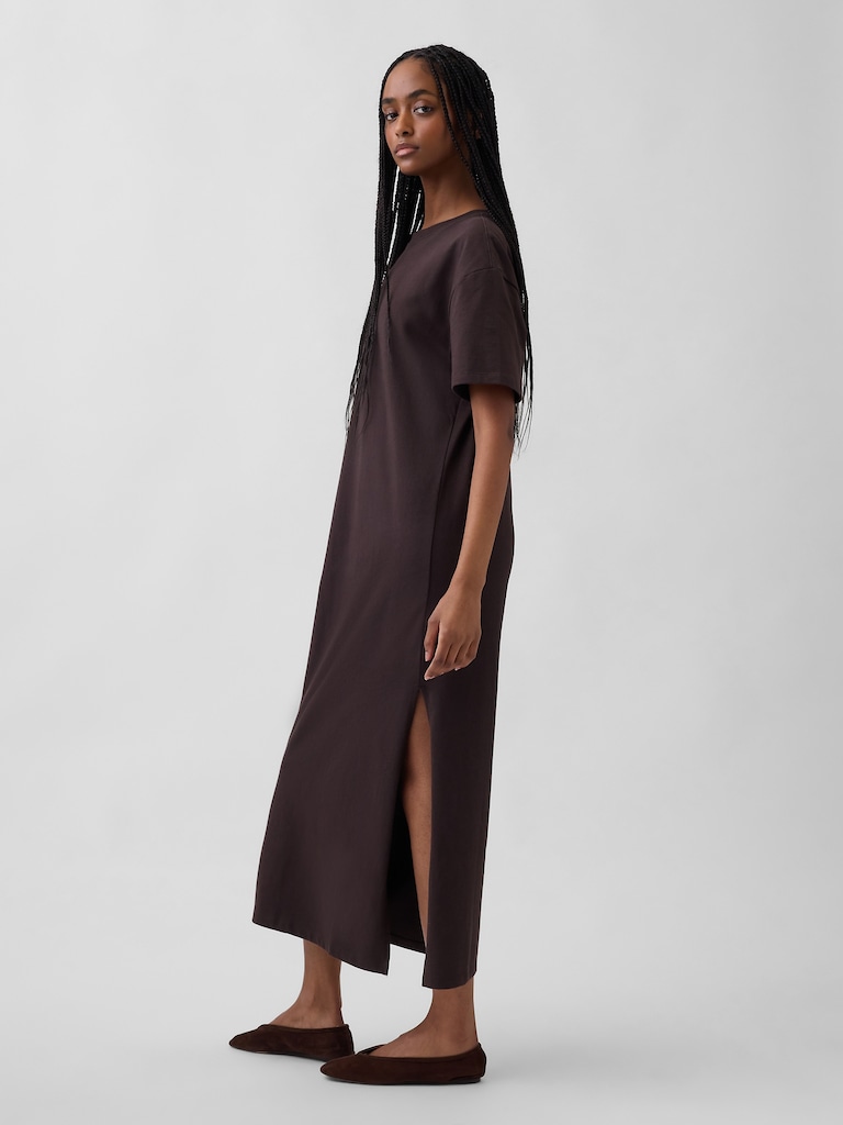Heavyweight Oversized Maxi T-Shirt Dress