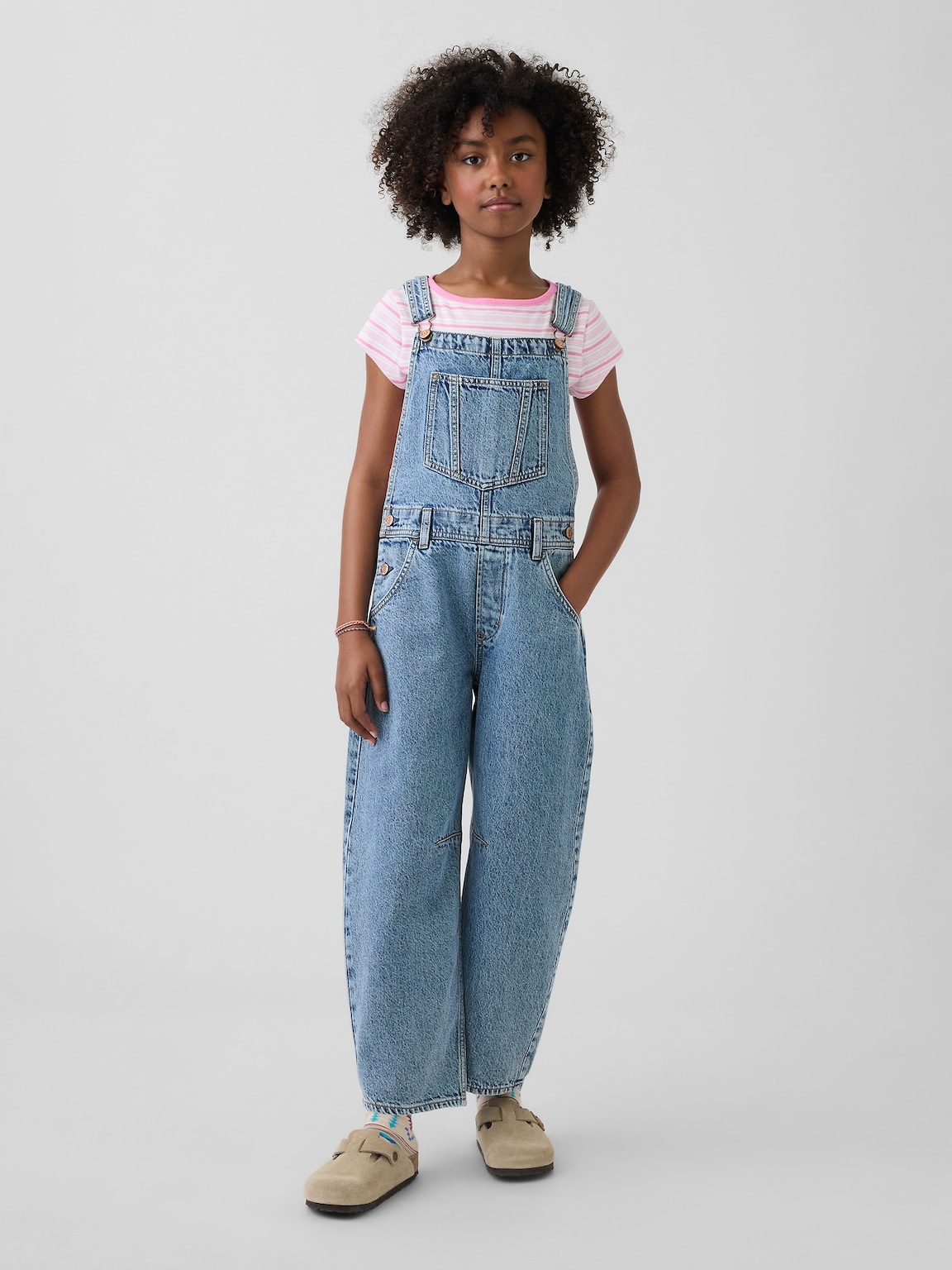 Kids Barrel Overalls