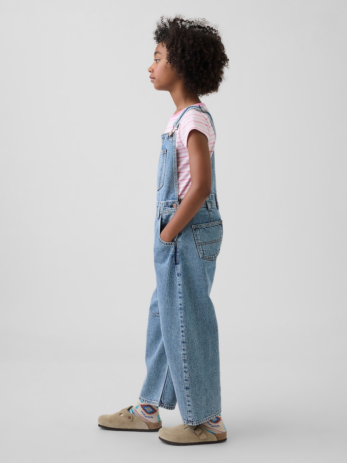 Kids Barrel Overalls