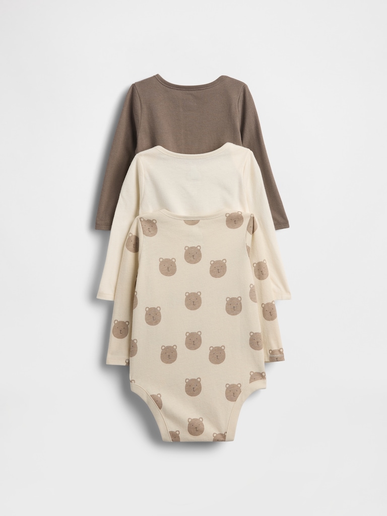 Baby First Favorites Organic Cotton Bodysuit (3-Pack)