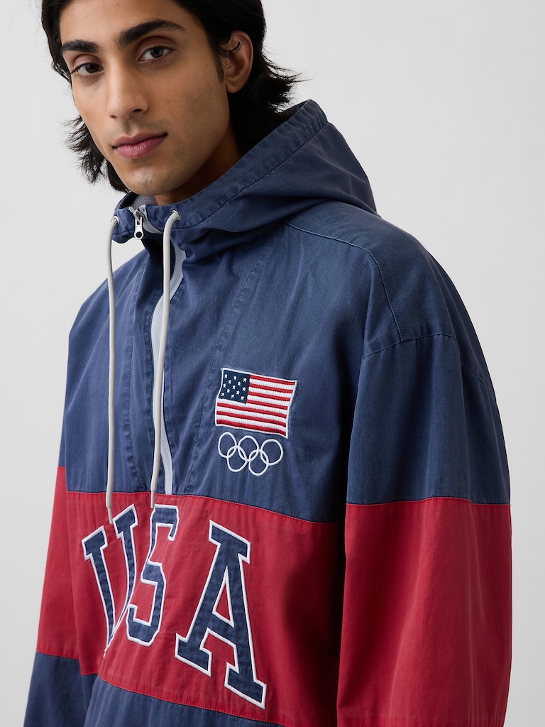 Adult Team USA Oversized Anorak