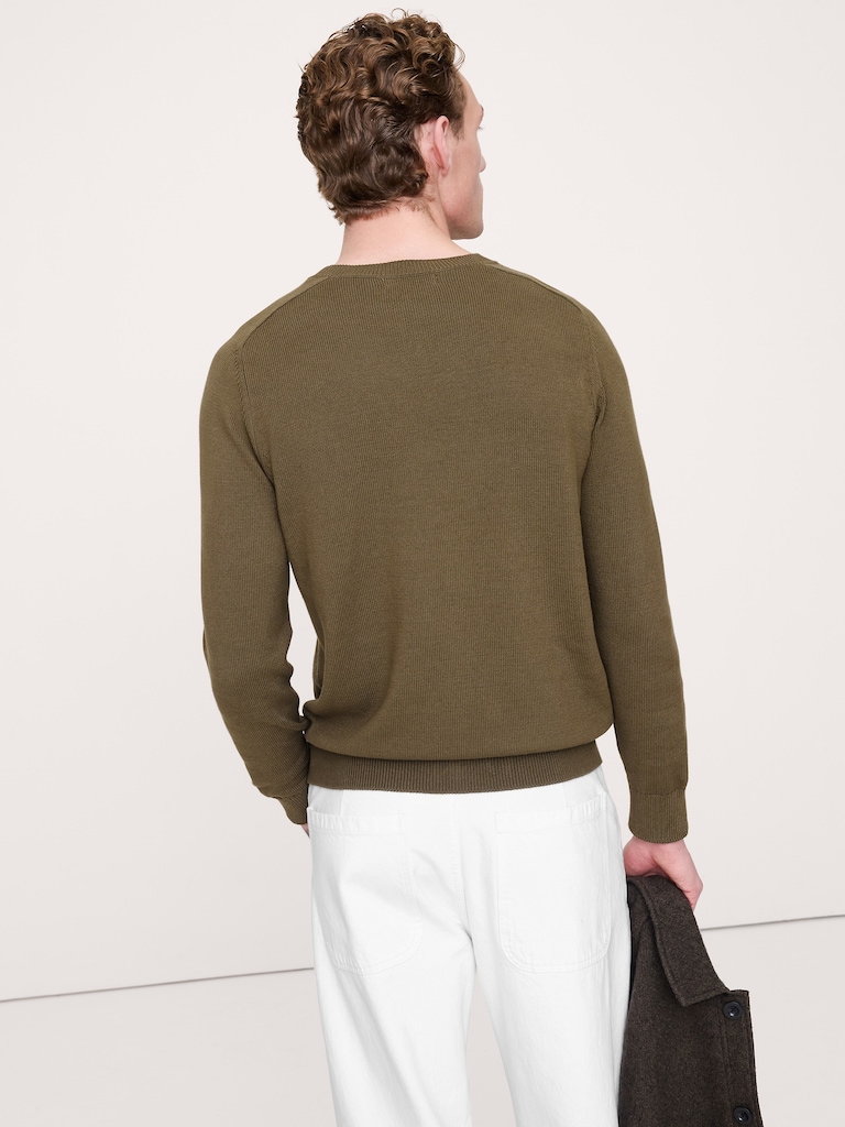 Cotton Crew-Neck Sweater
