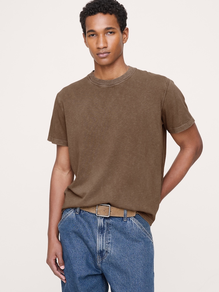 Heritage Cotton Slub Crew-Neck T-Shirt
