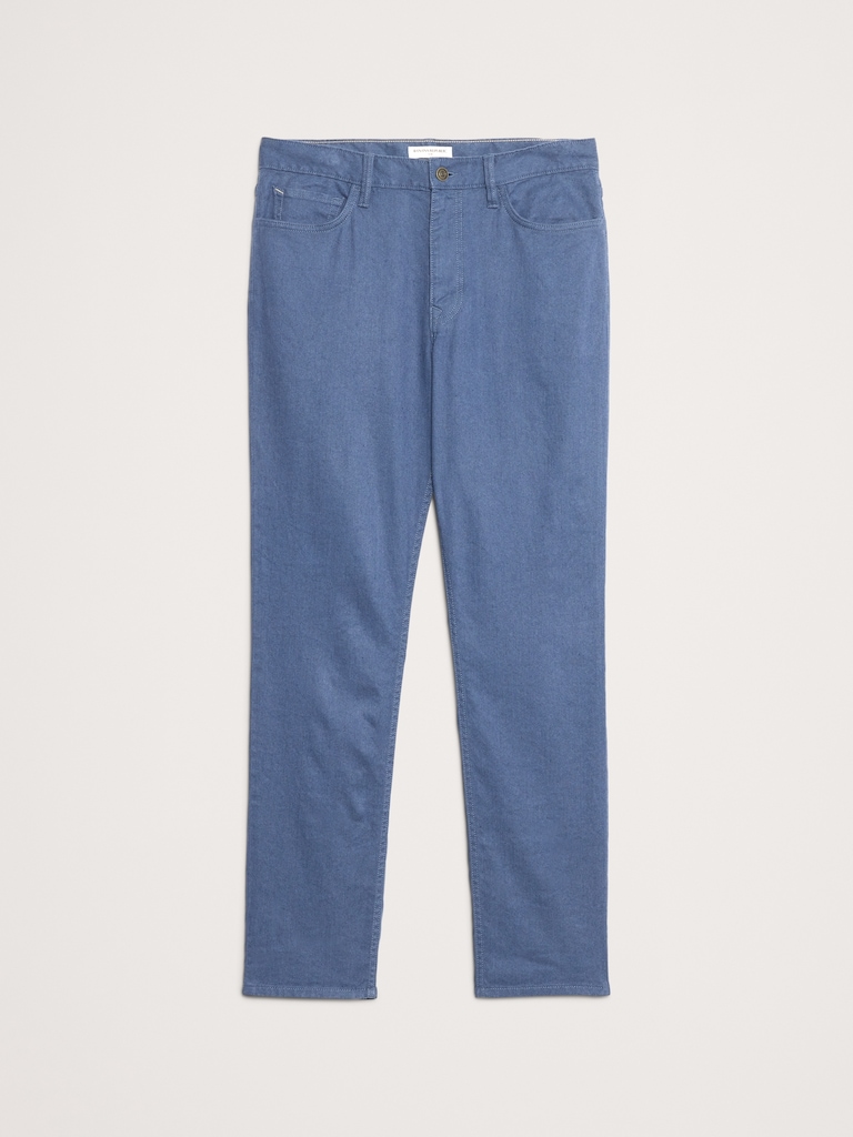 Slim Linen-Cotton Traveler Pant