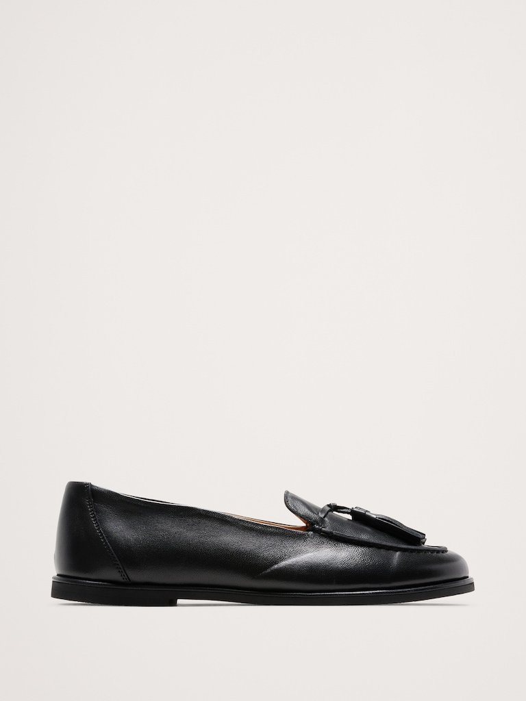 Italian Leather Tassel Loafer