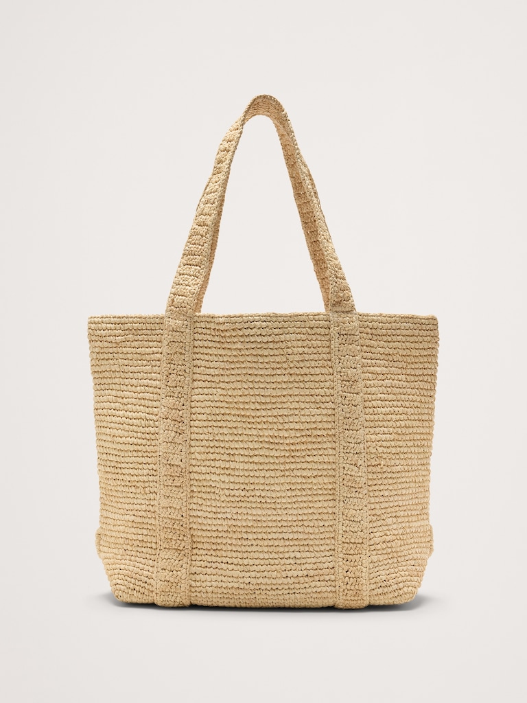 Straw Traveler Tote by Hat Attack