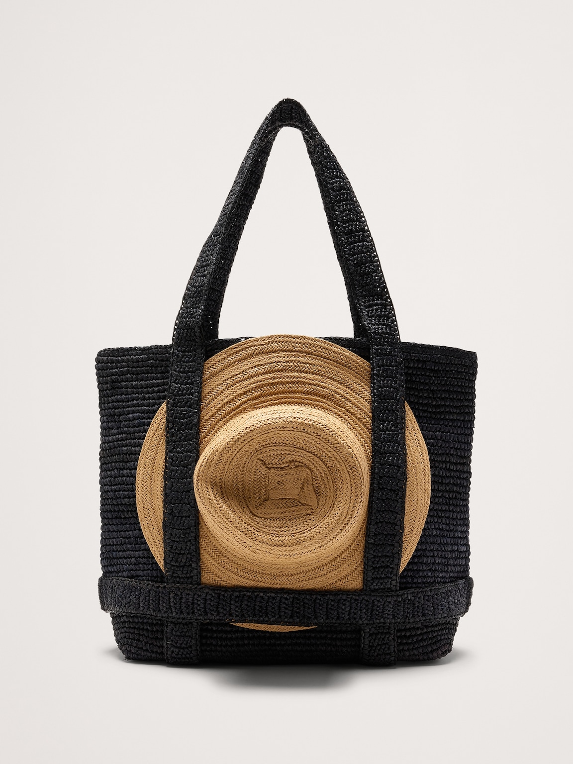 Straw Traveler Tote by Hat Attack