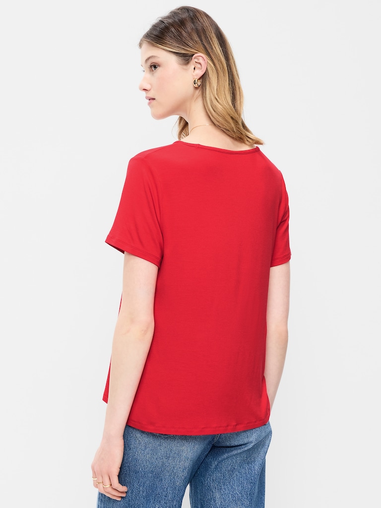 Luxe V-Neck T-Shirt