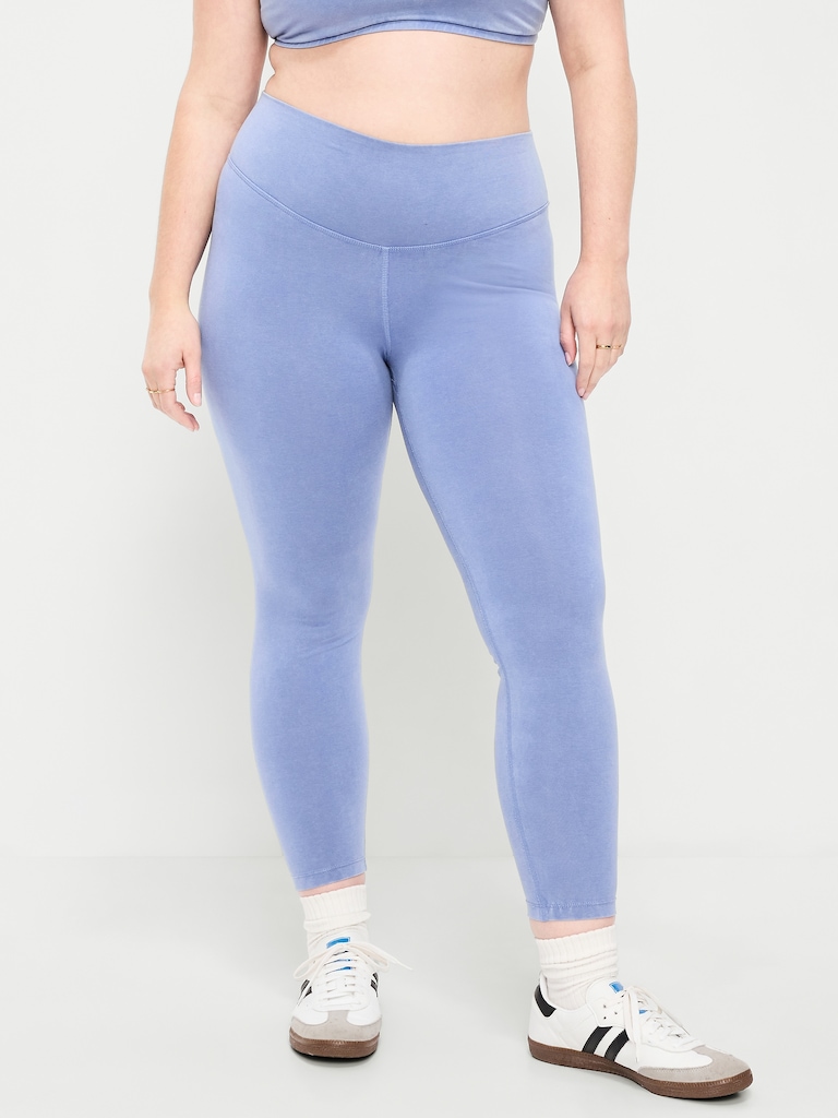 High-Waisted PowerChill 7/8 Cotton Leggings