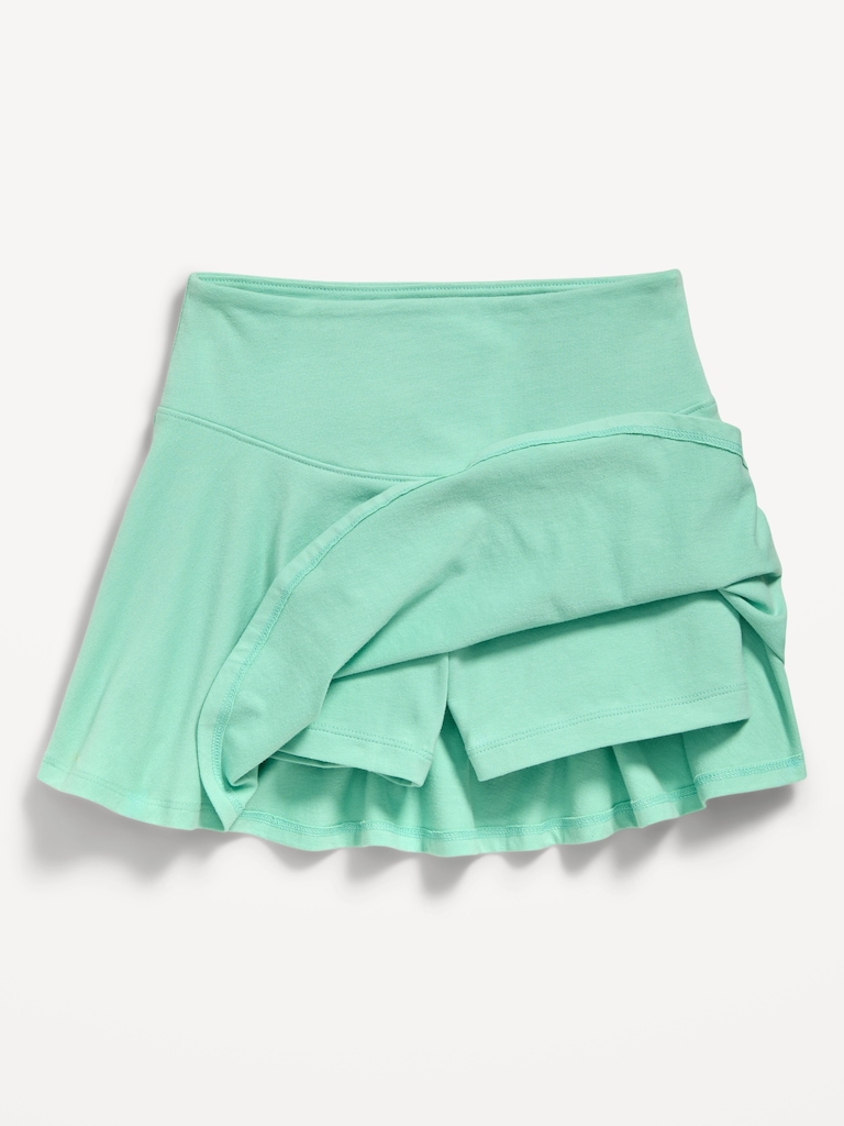 High-Waisted Performance Skort for Girls