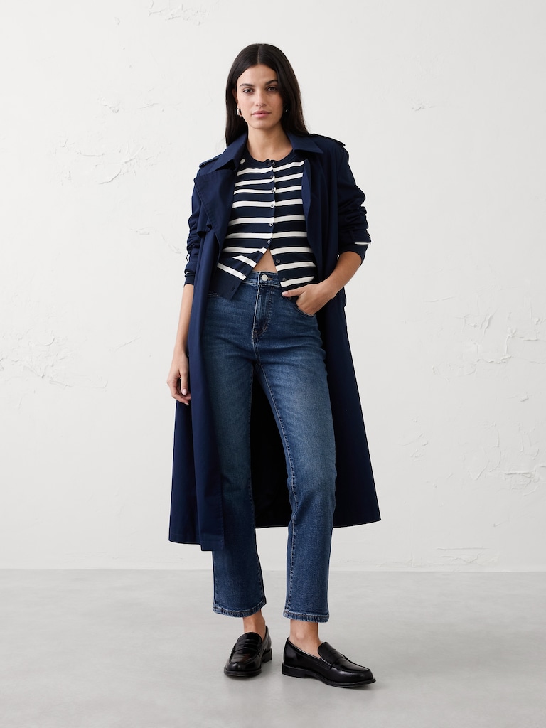 Bootcut High-Rise Cropped Jean