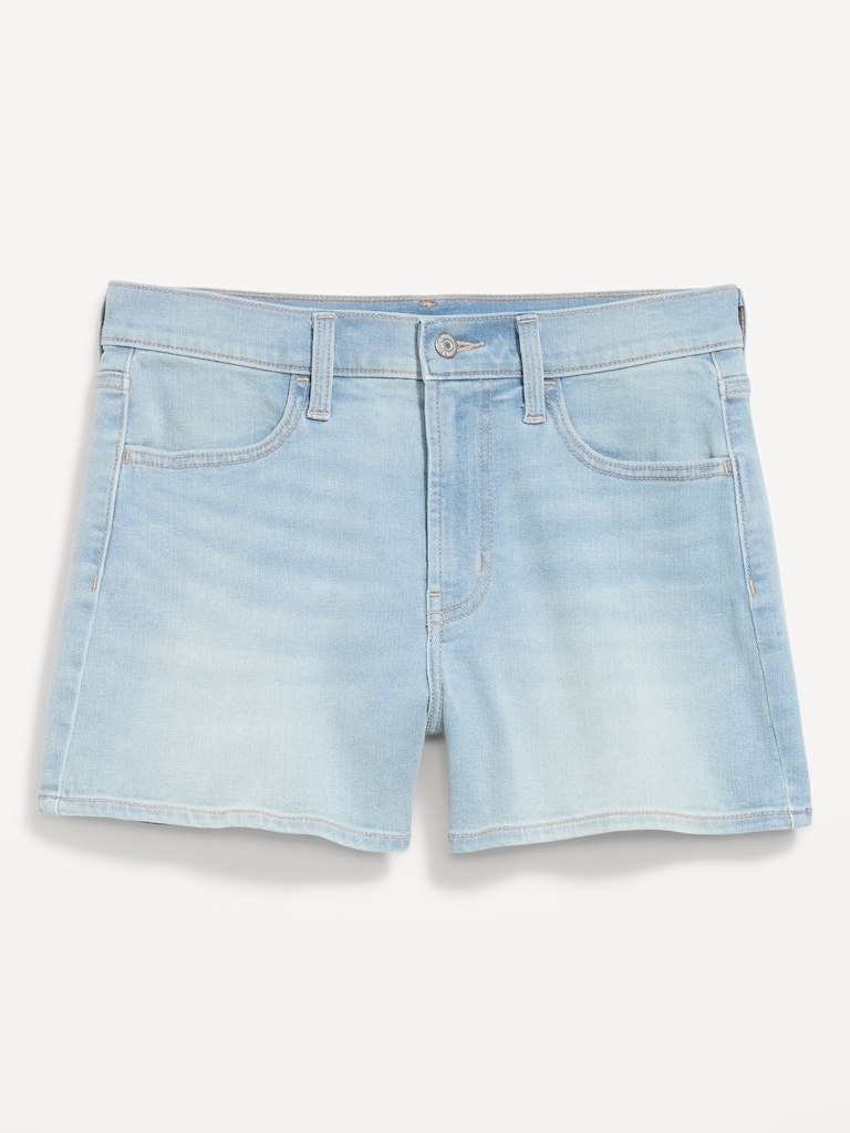 High-Waisted Wow Jean Shorts -- 4-inch inseam