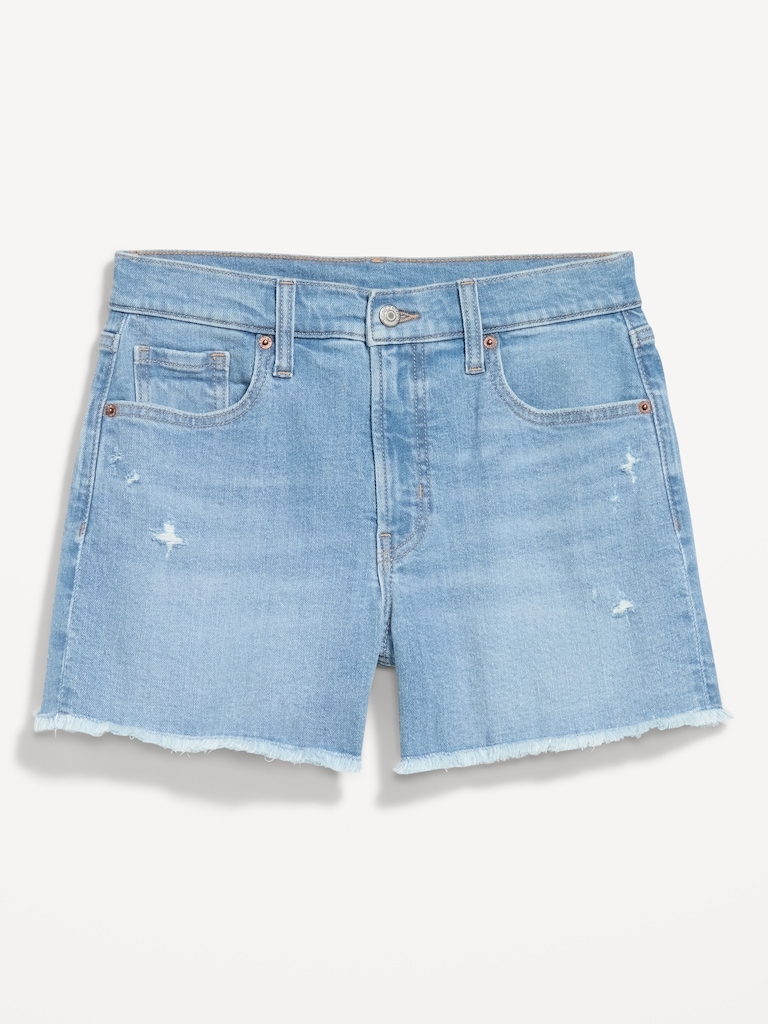 High-Waisted OG Jean Shorts -- 4-inch inseam