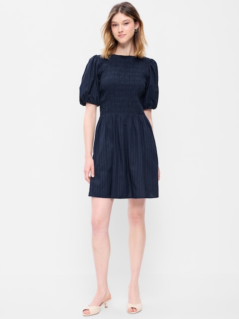 white christmas dresses Long Sleeve Blue Dress