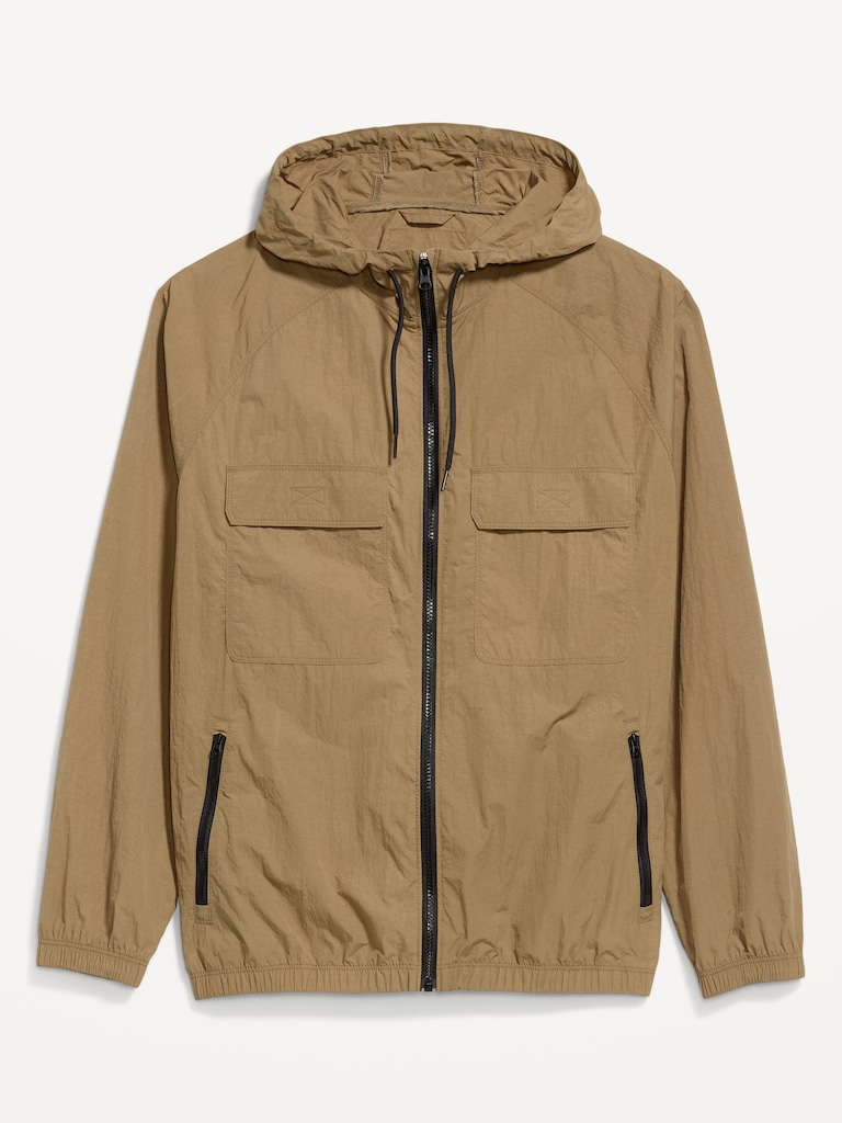 Loose Full Zip Utility Jacket
