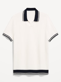 Striped Polo Sweater