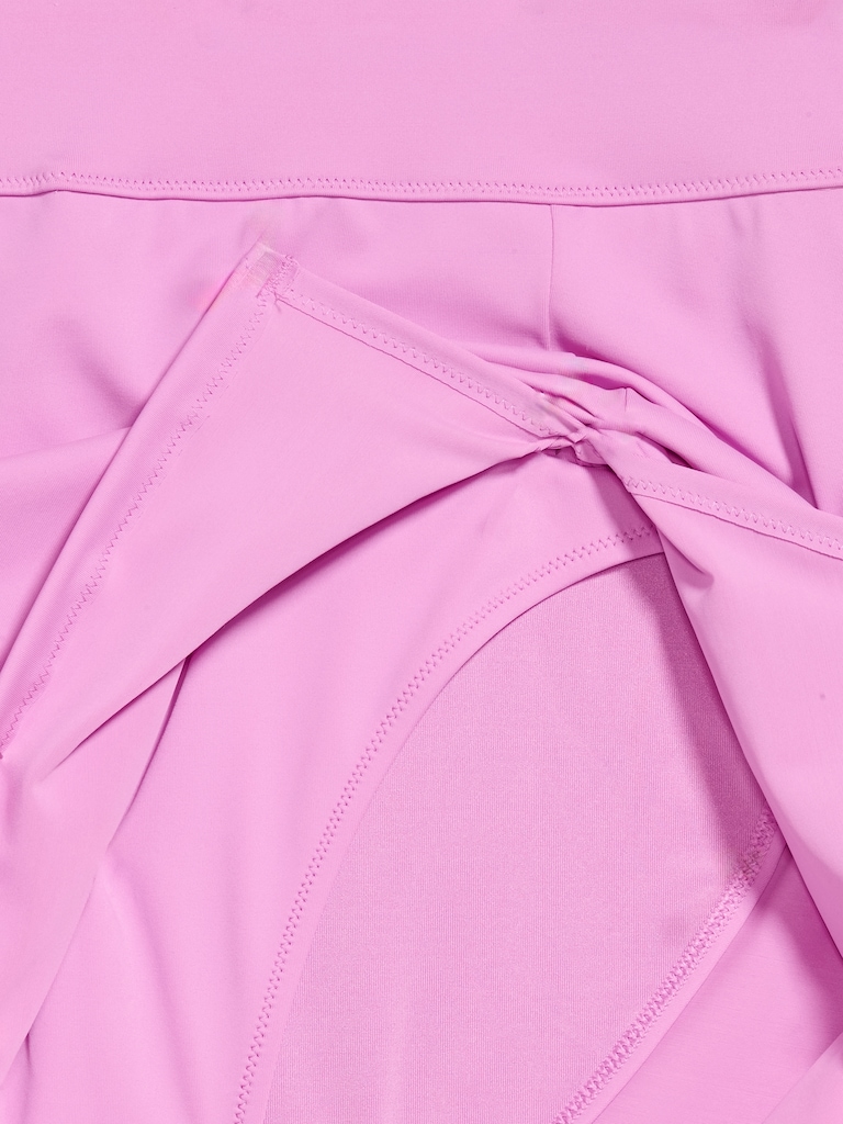 High-Waisted Matte Swim Skirt