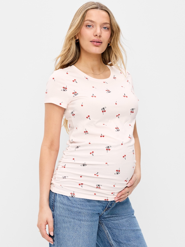 Maternity Crew Neck T-Shirt
