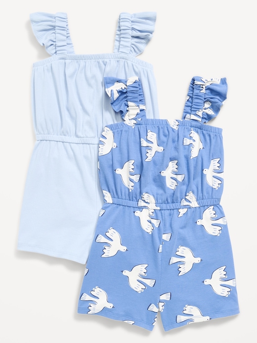 Sleeveless Sleeveless Romper 2-Pack for Toddler Girls on clearance at Old Navy — 58% off