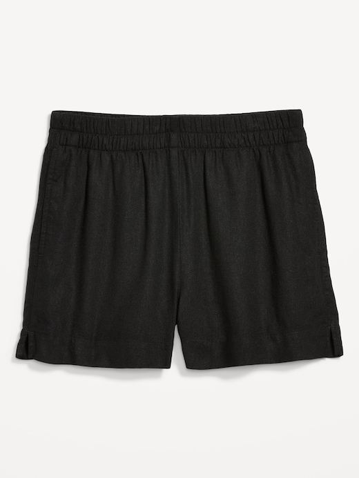High High-Waisted Beach Linen Pull-On Shorts on clearance at Old Navy — 50% off