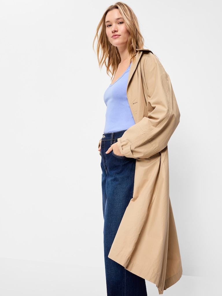 Lace-Trim Sweetheart-Neck Ribbed Top