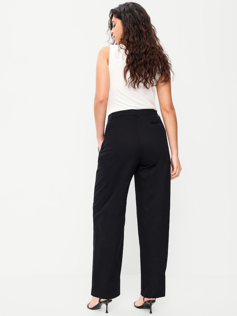 High-Waisted OGC Chino Full Length Straight Pants