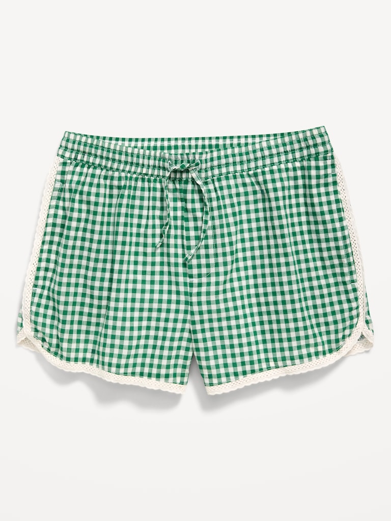 Lace-Trim Shorts for Girls