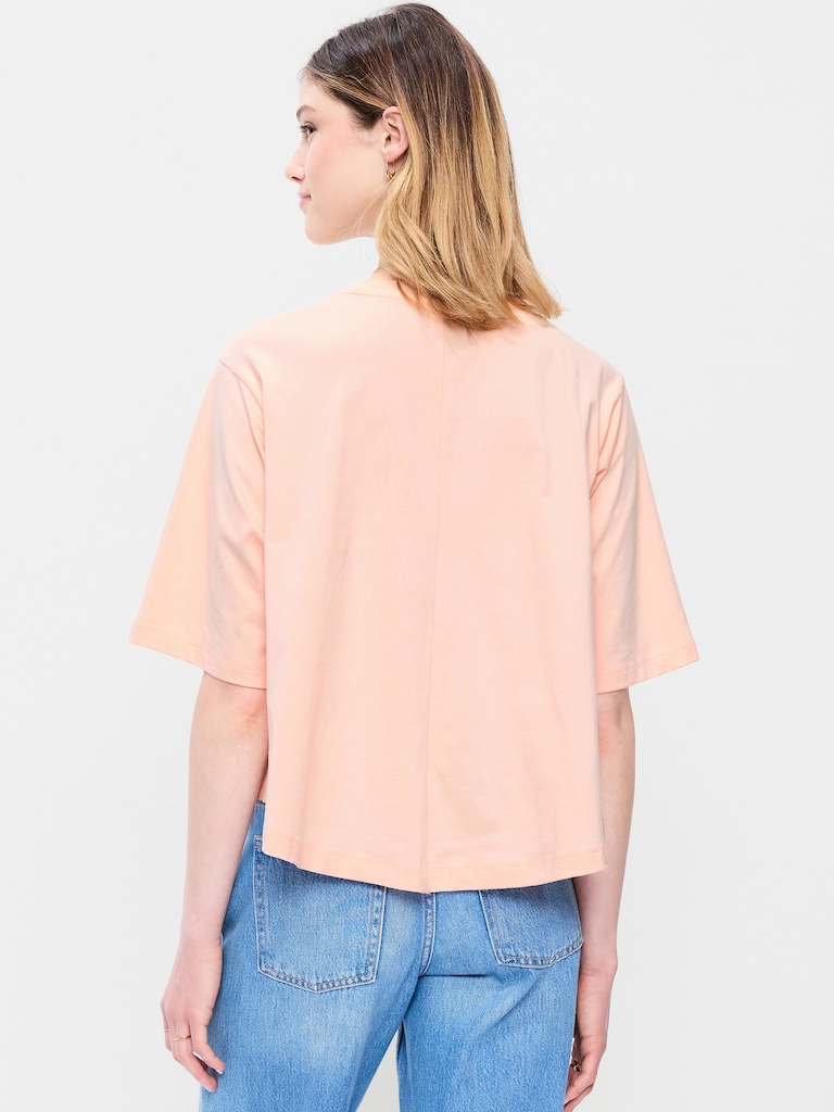 Short-Sleeve Trapeze T-Shirt
