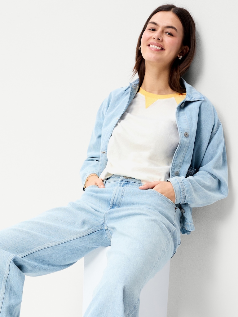 Vintage Crew-Neck Raglan T-Shirt