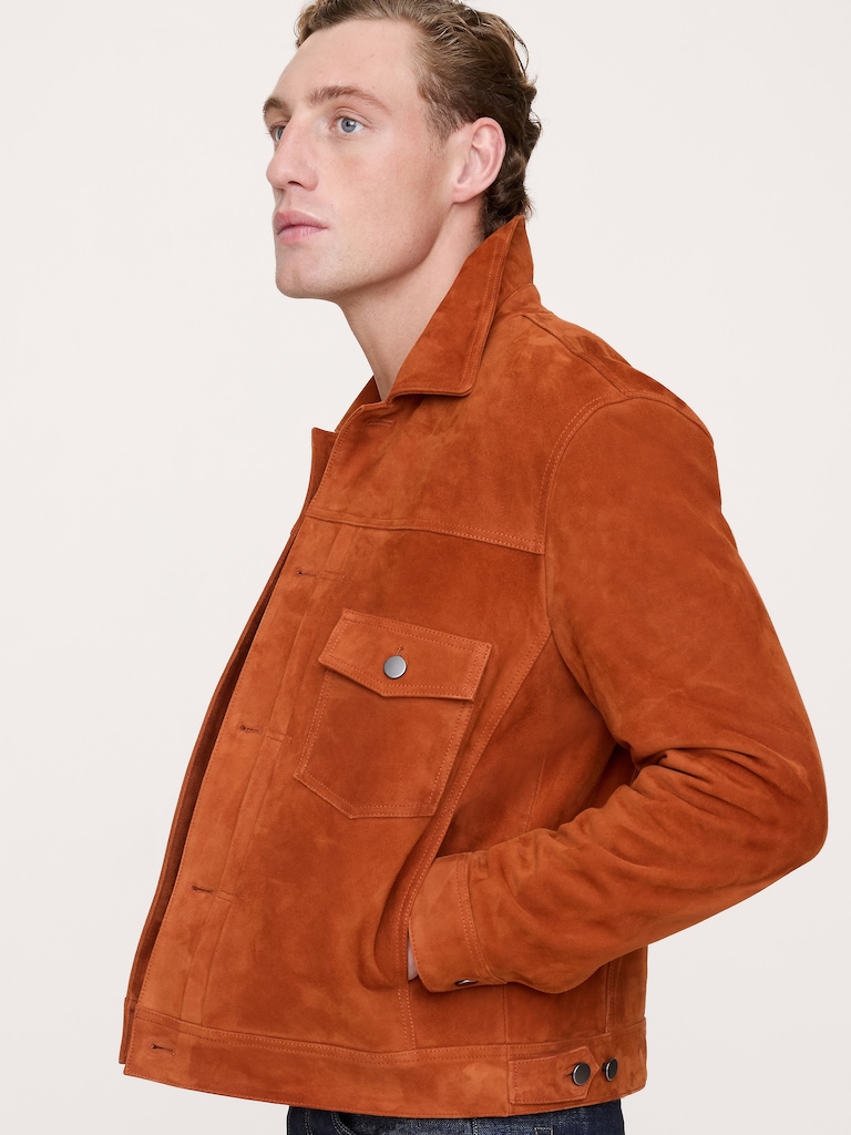 Suede Trucker Jacket