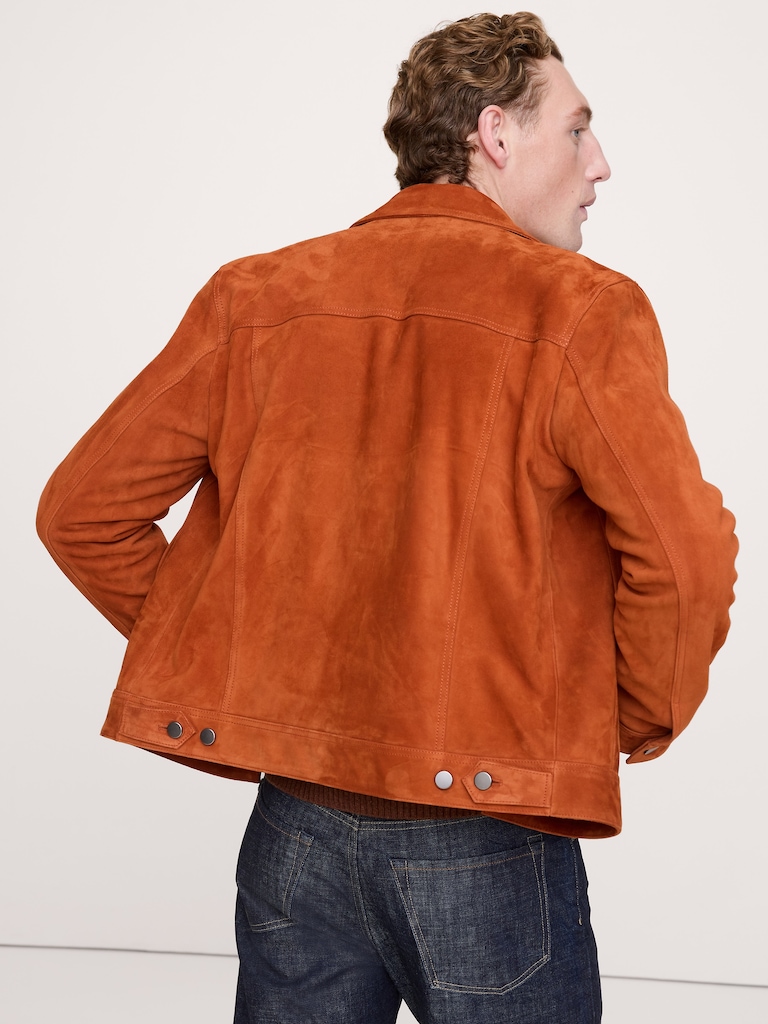 Suede Trucker Jacket