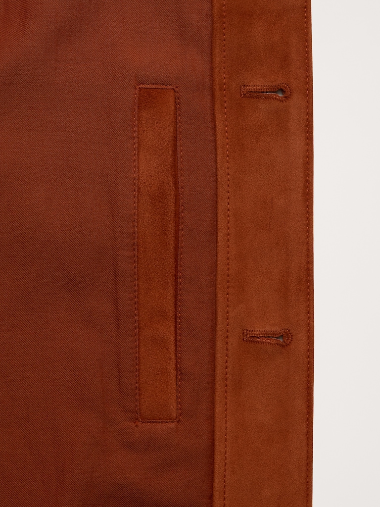 Suede Trucker Jacket