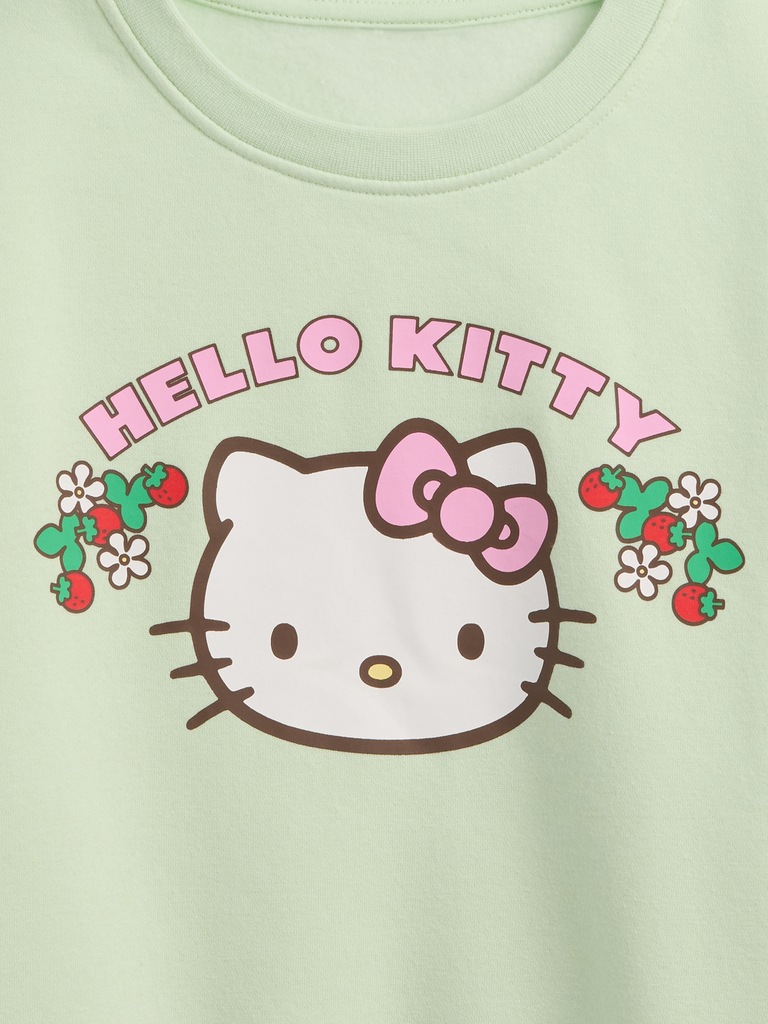 GapKids Hello Kitty Oversized Wedge French Terry Sweatshirt
