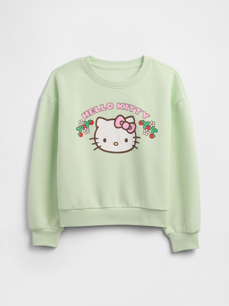 GapKids Hello Kitty Oversized Wedge French Terry Sweatshirt