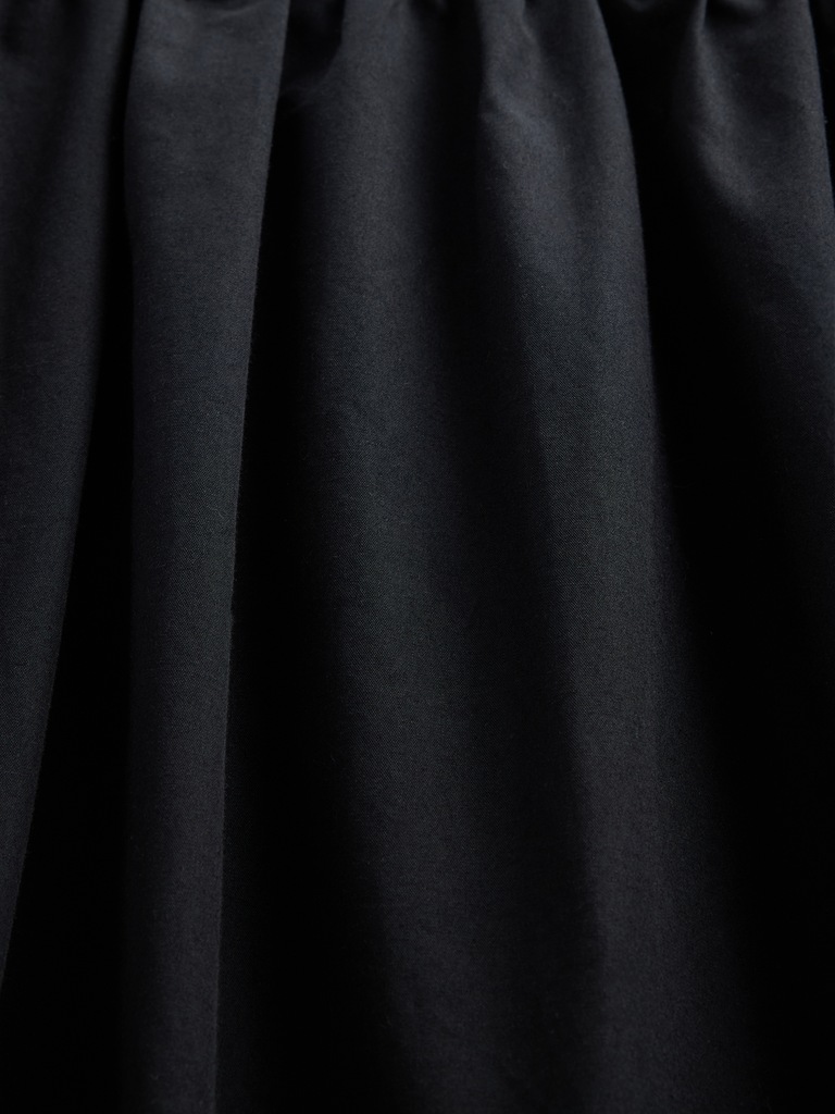 Poplin Drop-Waist Maxi Skirt