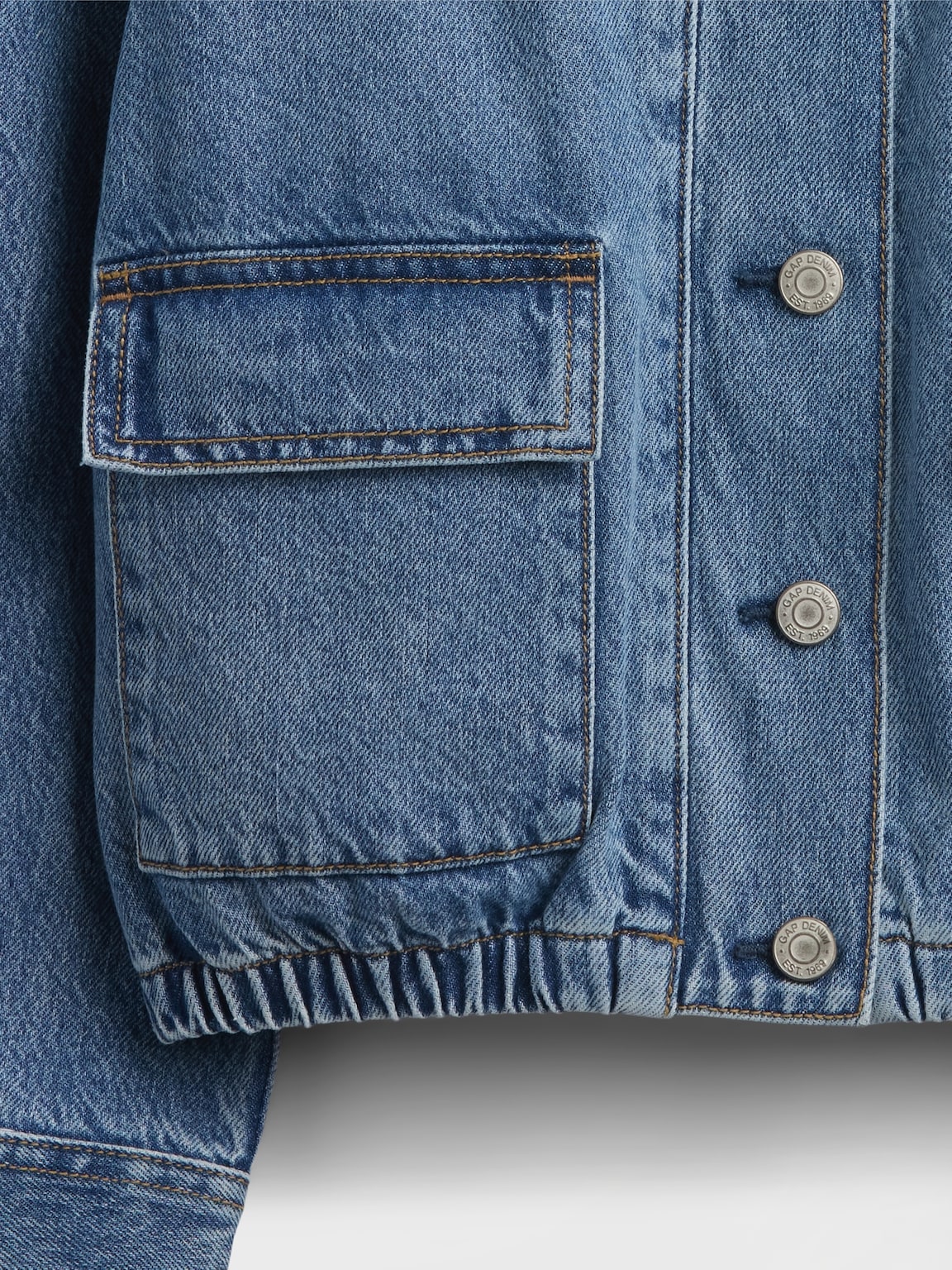 Kids Denim Utility Jacket